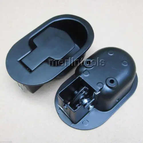 

2Pcs Recliner Sofa / Chair Release Lever Handle Metal (BLACK)