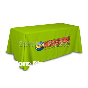 8ft Company Logo Table Cover Trade Show Tablecloths Exhibition
