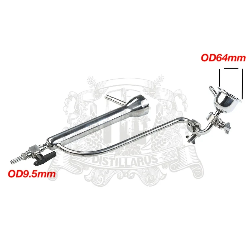 

Continuous measurement alcohol stainless steel 304 Tri clamp OD64mm Parrot Connection for Distiller