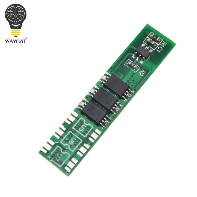 WAVGAT 1S 5A 3.7V li-ion BMS PCM battery protection board pcm for 18650 lithium ion li battery