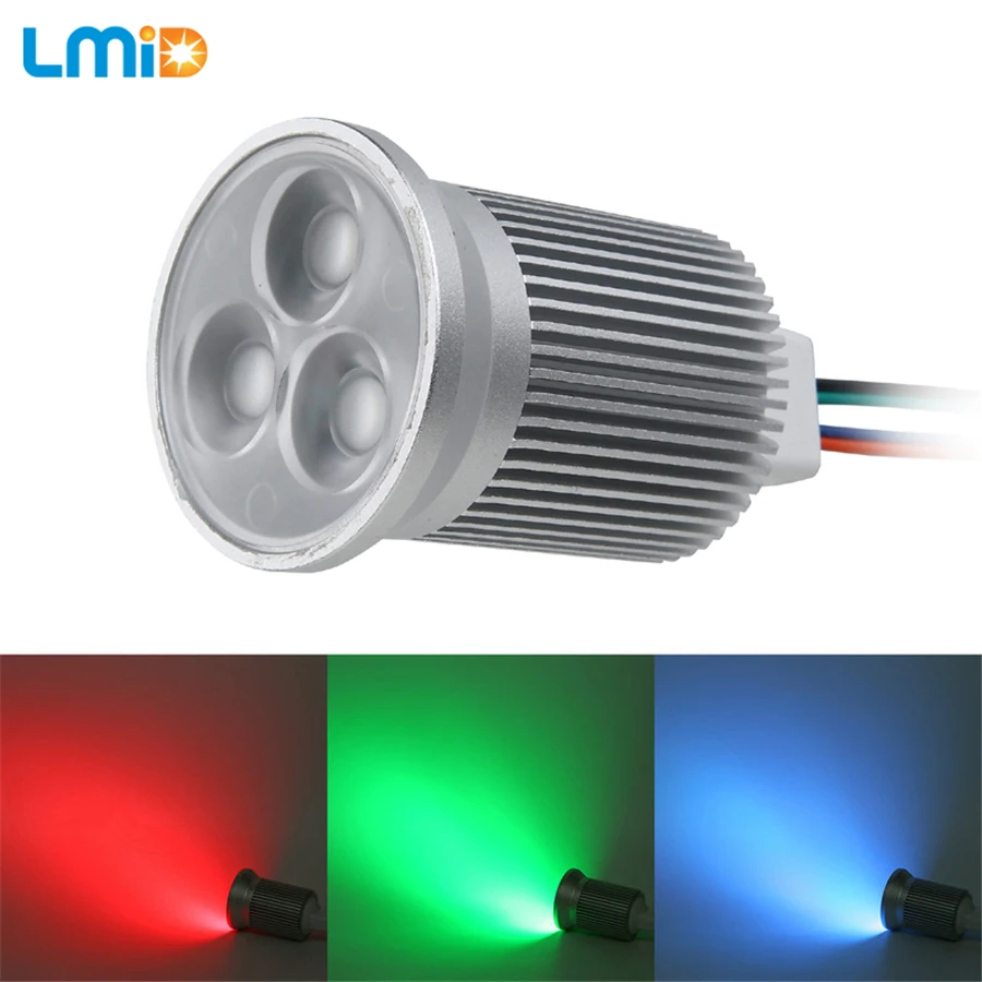 Lmid Led светильники Светильник RGB пульт дистанционного управления DC12V 6 Вт 9 Вт Светодиодная лампа потолочный светильник cocina Алюминий Серебристый даунлайт led