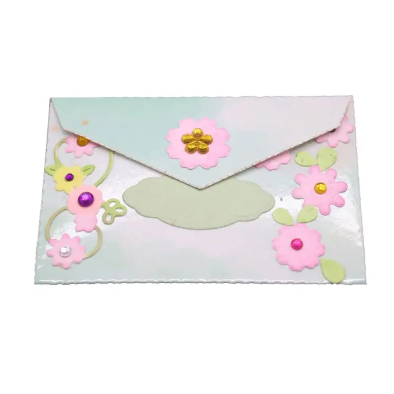  New Invitation Envelope Metal Cutting Dies Stencil DIY Scrapbooking Album Stamp Paper Card Embossin - 33005209664