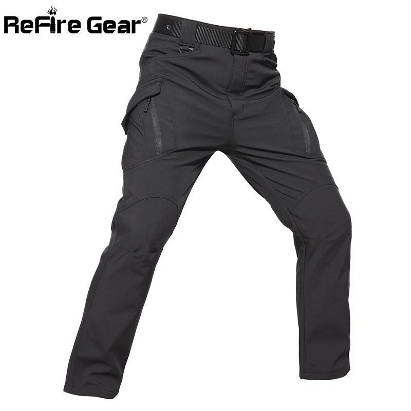 Мужские тактические камуфляжные брюки ReFire Gear IX9 водонепроницаемые военные карго