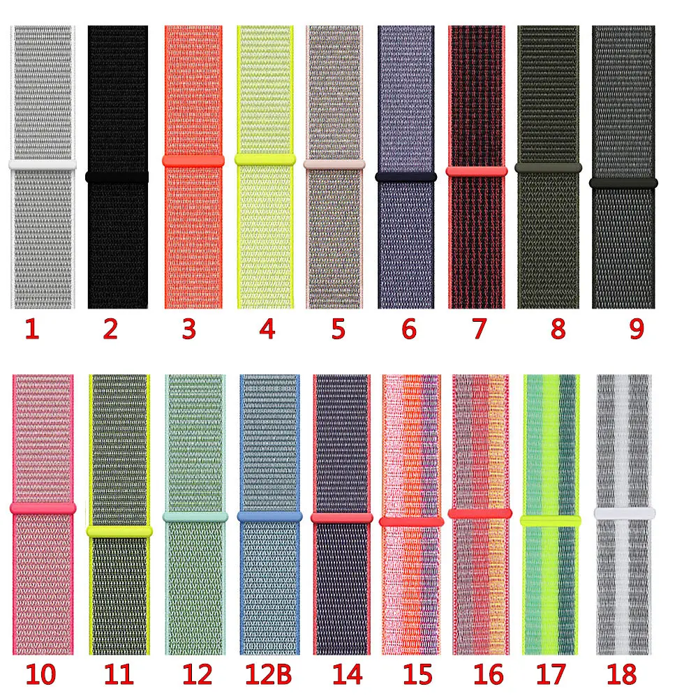 sport nylon weave strap for apple watch band 4 42mm 38mm 3/2/1 bracelet double-layer belt watchband for iwatch 44mm 40mm correa