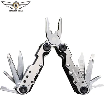 

ALMIGHTY EAGLE 11 in one hand tool Screwdriver Mini Portable stainless Multitool fold pocket folding knife pliers Outdoor tools