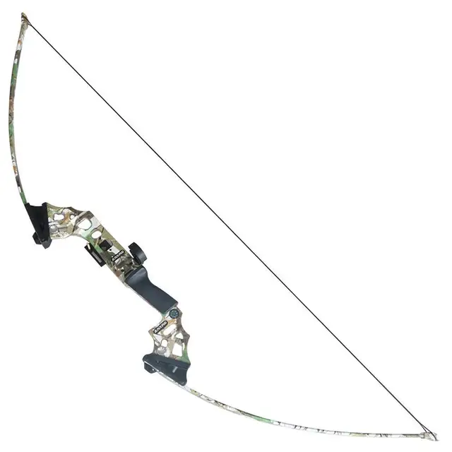  US $66.49 40lbs Archery Camo Takedown Straight Hunting Fishing Practice Games Longbow