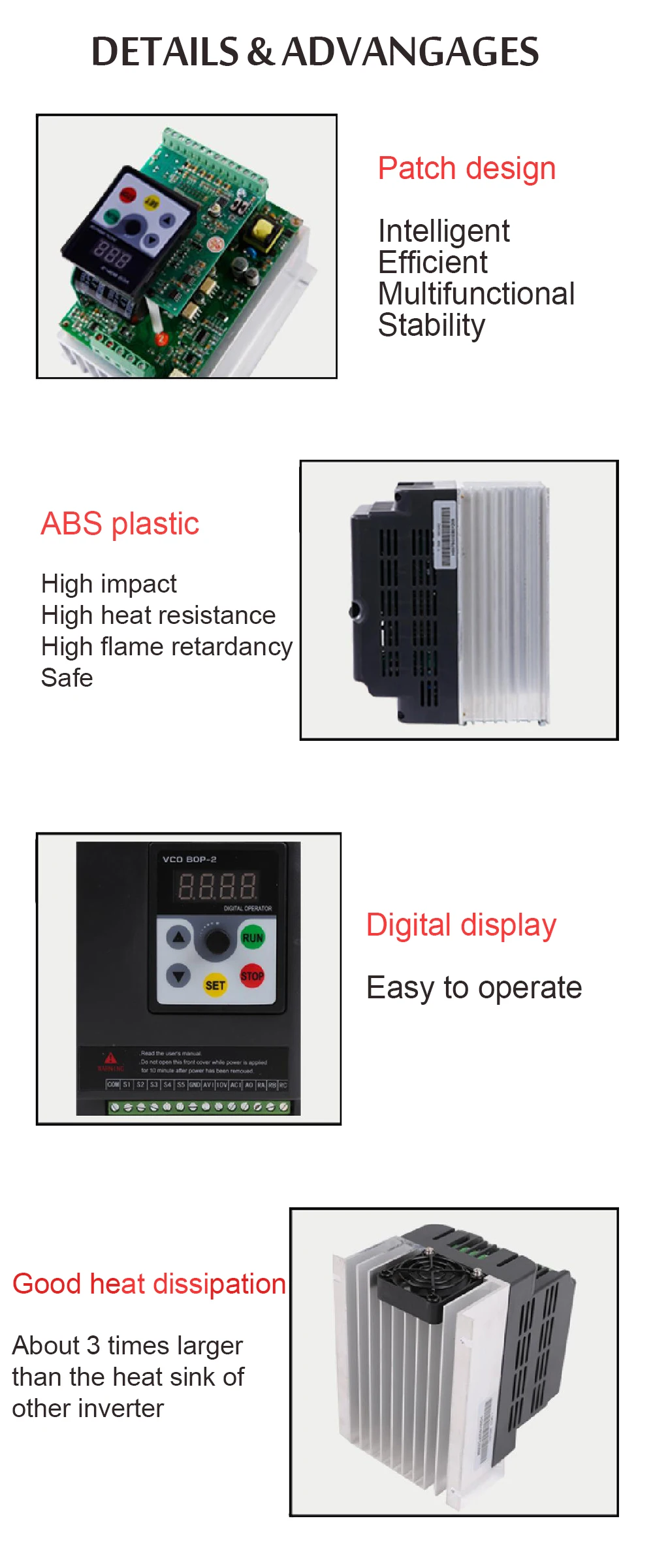 0.75kw/1.5kw/2.2kw VFD инвертор 1P вход 3P выход 220 В мини переменный преобразователь частоты для ЧПУ мотор шпинделя