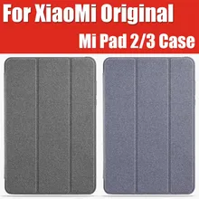 Ompatible con mt8176 mipad 2 piel original de 7.9 pulgadas ultra delgado mate inteligente wake up cubierta del tirón del cuero para xiaomi mipad 3 caso