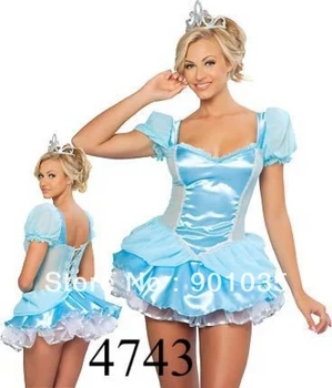 

FREE SHIPPING HLX4743 Alice in Wonderland Ladies Fancy Dress Party Halloween Costume Outfit
