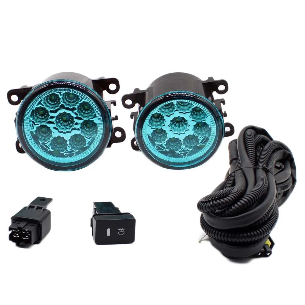 H11 Wiring Harness Sockets Wire Connector Switch + 2 Fog Lights DRL Front Bumper LED Lamp Blue Lens For HOLDEN COMMODORE Saloon |