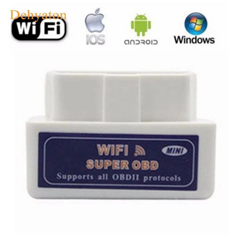 

Dehyaton Super Mini Wifi ELM327 Real V1.5 OBDII Car Diagnostic Tool Wifi ElM 327 OBD2 Scanner Support Android & IOS&windows