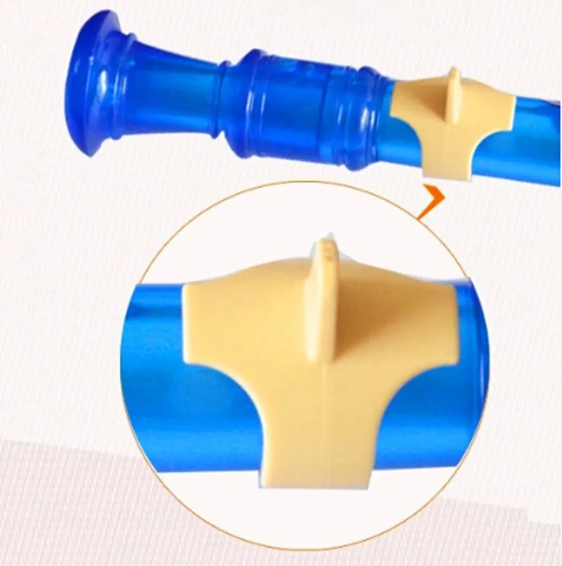 Пластиковая флейта рекордер сопрано 6 отверстий германический ключ с кларнет игрушка Музыкальные инструменты красочные кларнет пластик Вертикальная флейта