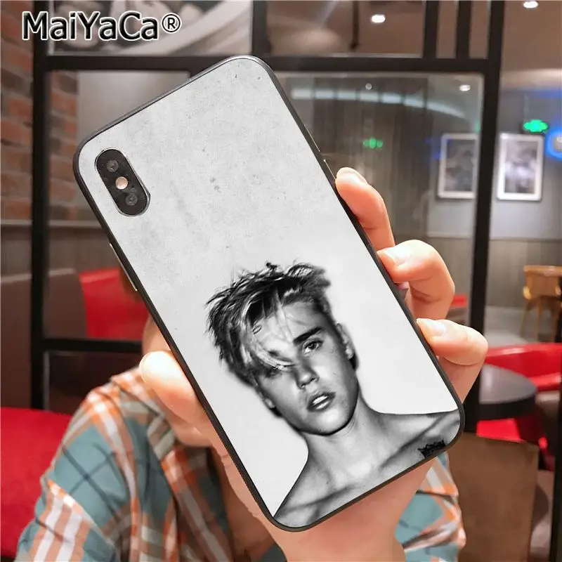 MaiYaCa Justin Bieber New Arrival Phone Ultrathin Case for iPhone X XS XR XS MAX 7plus 6 6s 7 8 8Plus 5 5S 5C case