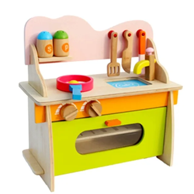 Wooden House Earnestly Children Cook Small Kids Kitchen Toy Set Toys Wooden House Earnestly Children Cook Small Kids Kitchen Toy Set Toys Cosplay Simulation Suit Cooking