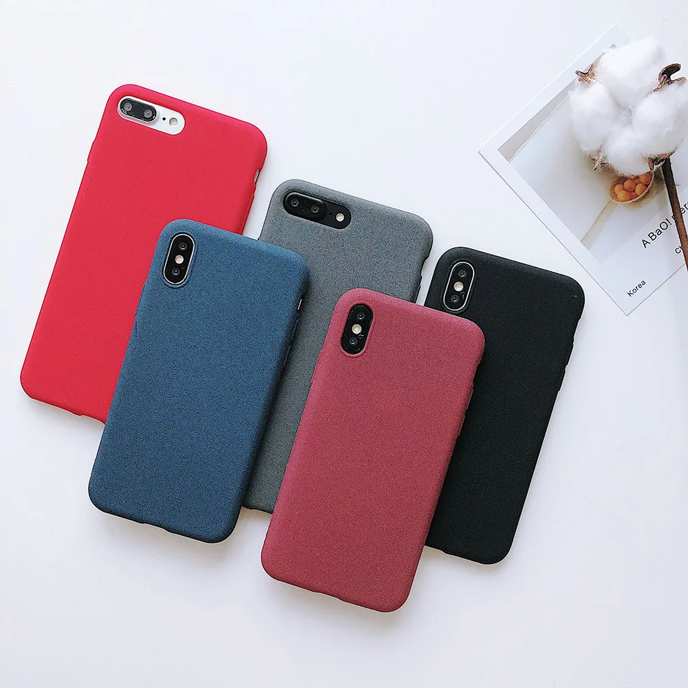 Роскошные Чехлы с текстурой рок-песка для iPhone 11 Ударопрочный Мягкий силиконовый