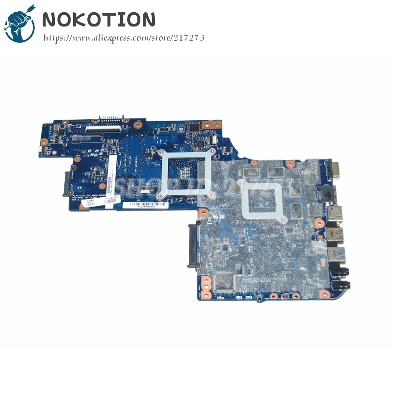 Nokotion H000051780 pc اللوحة لتوشيبا c855 c855d L850D C850D الرئيسي مجلس المقبس fs1 HD7670M ddr3 بطاقة الفيديو Nokotion H000051780 pc اللوحة لتوشيبا c855 c855d L850D C850D الرئيسي مجلس المقبس fs1 HD7670M ddr3 بطاقة الفيديو