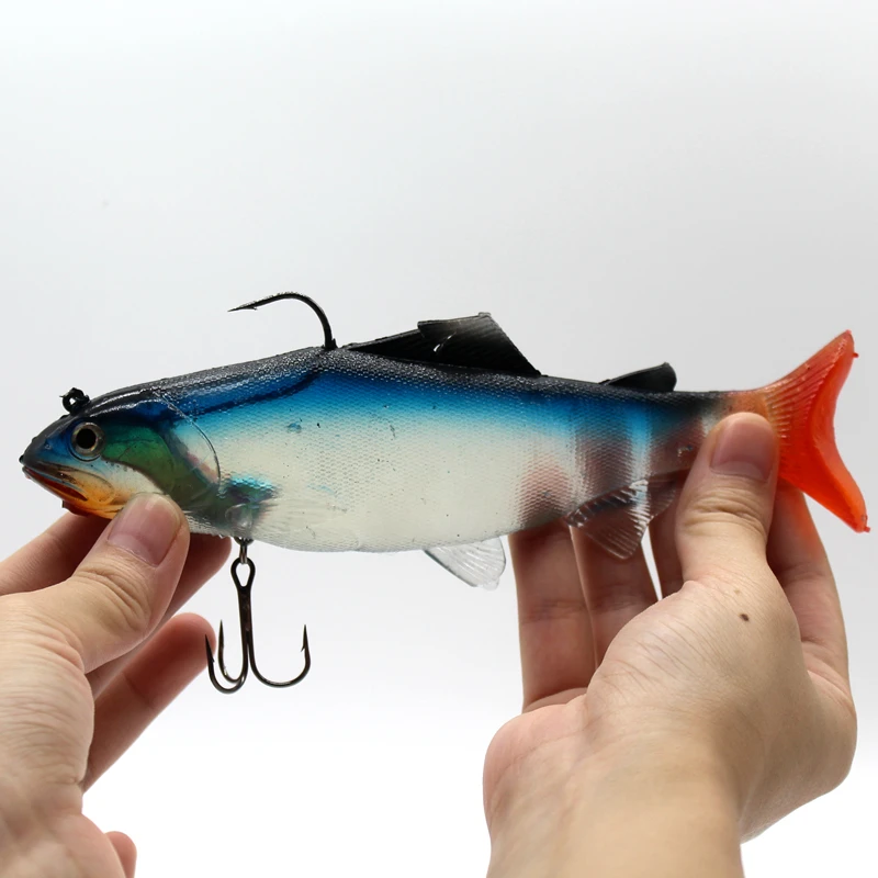 Deep Sea Ocean Boat Fishing 20cm 130g Huge Fishing Lure Fish Bait Soft