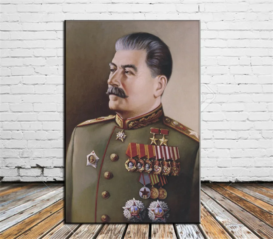 Иосиф Сталин Картина на холсте гостиная домашний декор Современная роспись