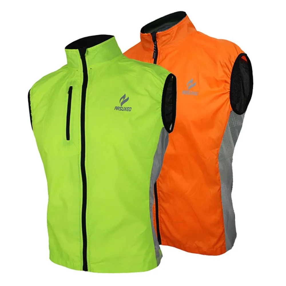 Buy ARSUXEO Cycling Windproof Vest Bike Bicycle Jersey