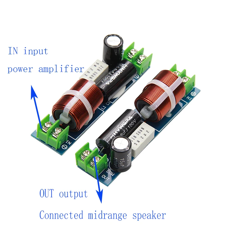 Tenghong 2 шт. 3 Way Аудио Динамик кроссовер 60W 4/8Ohm независимых чистый Mediant делитель частоты для автомобиля Динамик модификации