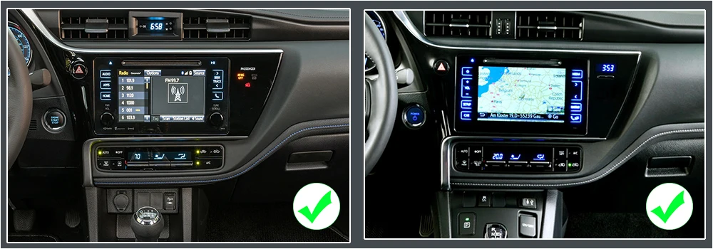 ZaiXi Touch screen Android car Audio for Toyota Corolla 2016~2019 support GPS navi Ipod BT radio mic Media Navigation system 8