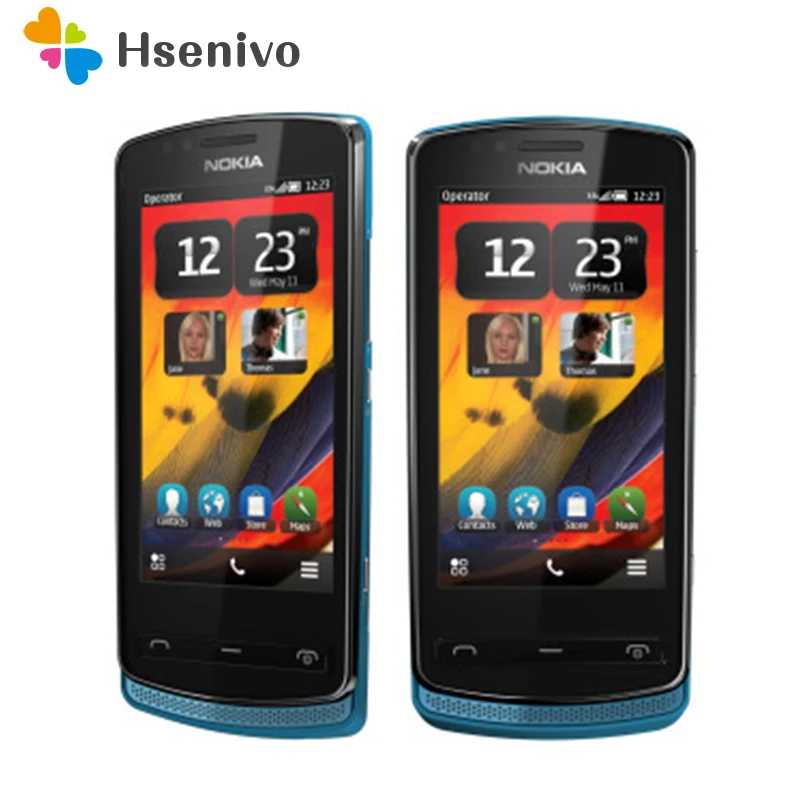 700 Оригинальный разблокированный телефон Nokia 700 телефон 3,2 '5.0MP мобильный телефон Bluetooth Wi Fi gps 512RAM + 1 Гб встроенная память Восстановленное