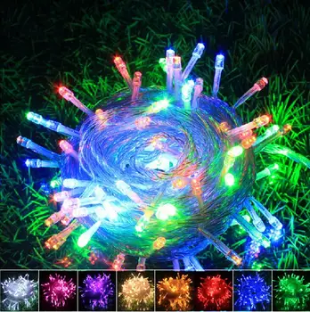 

20M 200 leds EU plug holiday String lights decorative fairy light tree garland decor christmas outdoor home Decorative Lights