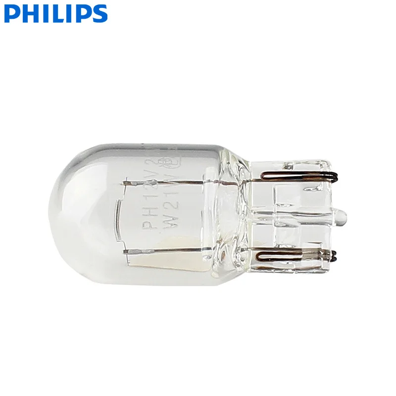 Philips Vision W21/5 W T20 7443 12066CP стандартные оригинальные автомобильные фары указателя поворота Стоп-сигнал заднего света DRL 10 шт