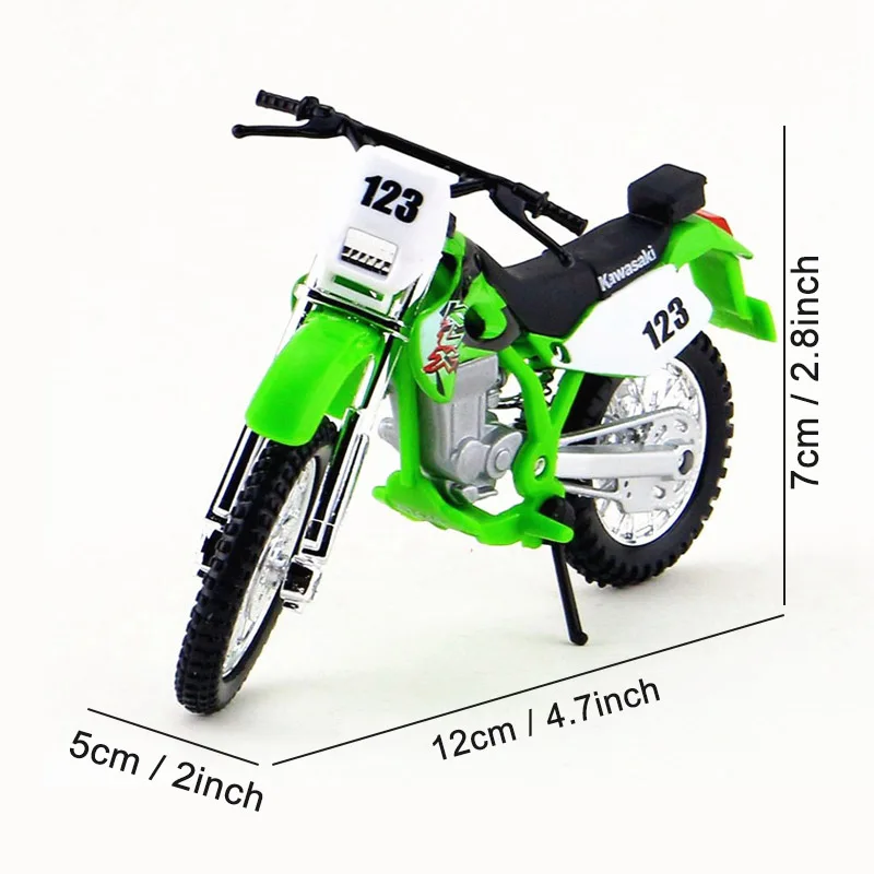 Maisto 1:18 игрушечный мотоцикл имитация мотоцикла из сплава KLX250SR модели мотоцикла детские игрушки