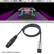 20 шт. USB DMX512 контроллер светодиодный свет этапа компьютер диммер сильный Функция с простой Управление USB контроллер DMX