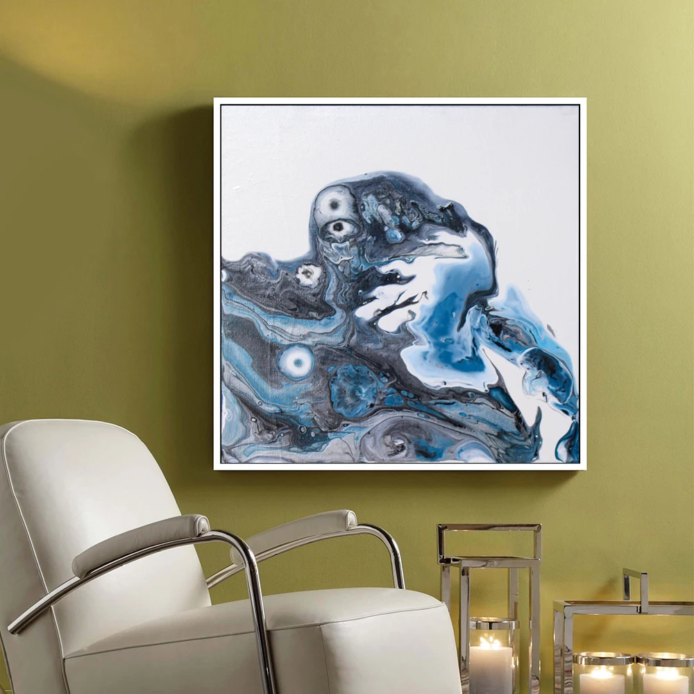 

Christmas Abstract Fluid Artistic Style Rendering Calligraphy Painting Modern Wall Art Canvas Home Decor Acrylic Oil Painting