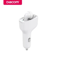 Dacom GF7 Carkit беспроводные гарнитуры наушники громкой связи Bluetooth наушники с автомобильным зарядным устройством 15 шт./партия