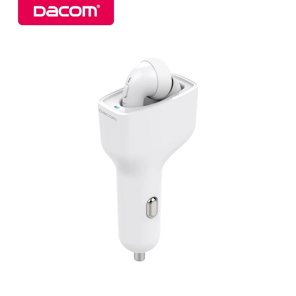 Беспроводная гарнитура Dacom GF7 Carkit наушники вкладыши Bluetooth с автомобильным
