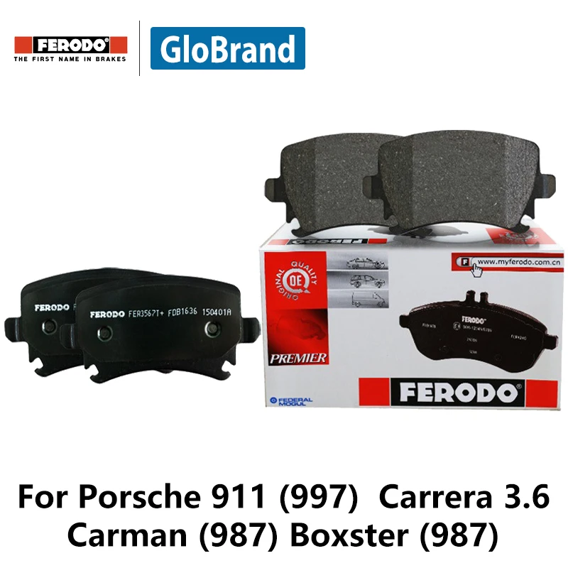 4pieces/set Ferodo Front Car Brake Pads For Porsche 911 (997) Carrera 3