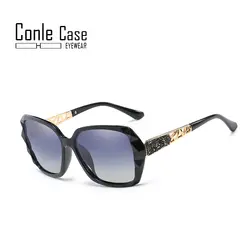 Conle Case 2019 Новые Солнцезащитные очки женские высококачественные солнцезащитные очки модные поляризаторы солнцезащитные очки против УФ