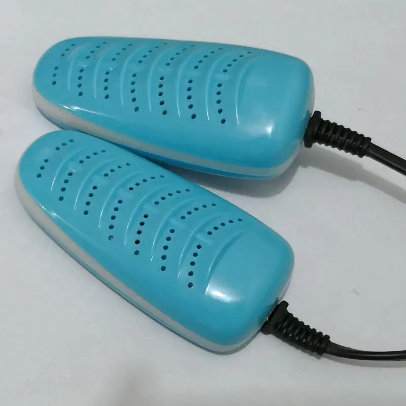 220V 14W Lovely Purple Light Blue Color Kids Shoe Dryer Odor Remover 3