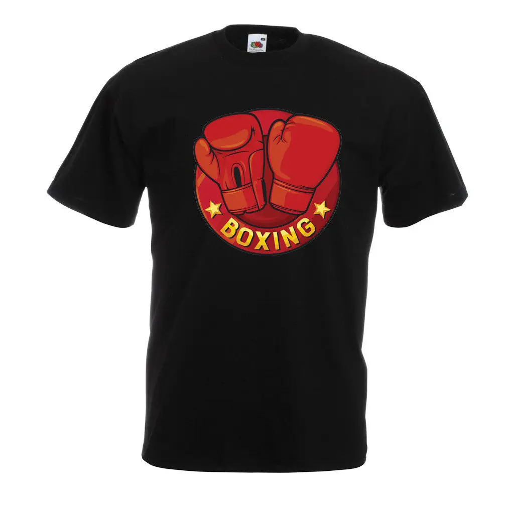 T Shirts For Men Boxinger Kickboxing Box Gloves