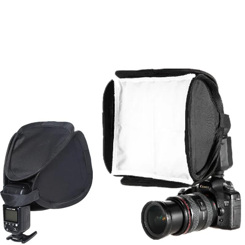 E23 * 23   Speedlight  Snoot   Softbox    DSLR Canon Nikon Sony 580 580EXII 580EX SB900