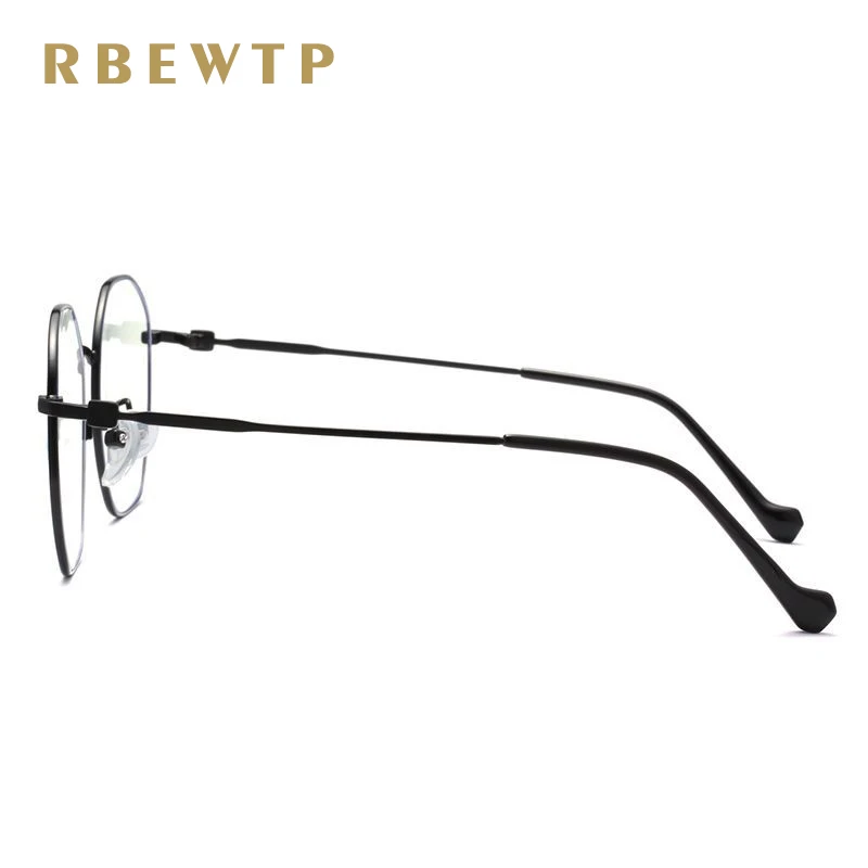 RBEWTP розовое золото многоугольная рамка анти синий свет блокирующие очки led компьютерные очки для чтения радиационно стойкие игровые очки