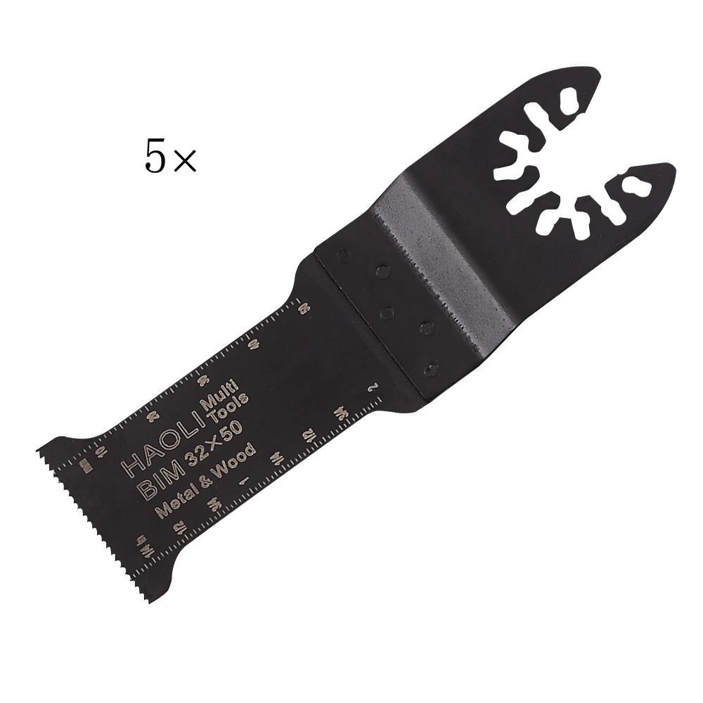 

5pcs quick release 32mm Lengthen Bi-metal Oscillating Multi Tool saw blade fit for Makita,TCH,Fein and most brands of multi-tool