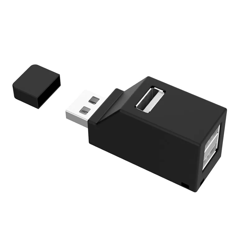 Портативный 3 Порты и разъёмы usb-хаб 480 м/с высокое Скорость USB 2,0 разветвитель кабеля для настольных компьютеров Тетрадь ноутбук