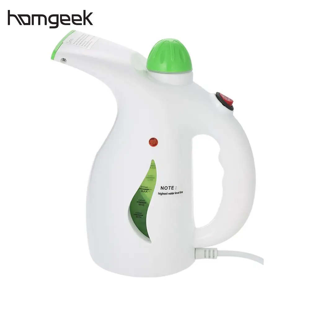 

Homgeek Portable Handheld Multifunction Garment Fabric Steam Ironing Machine for Home Travel with 2 Brushes AC110V-220V