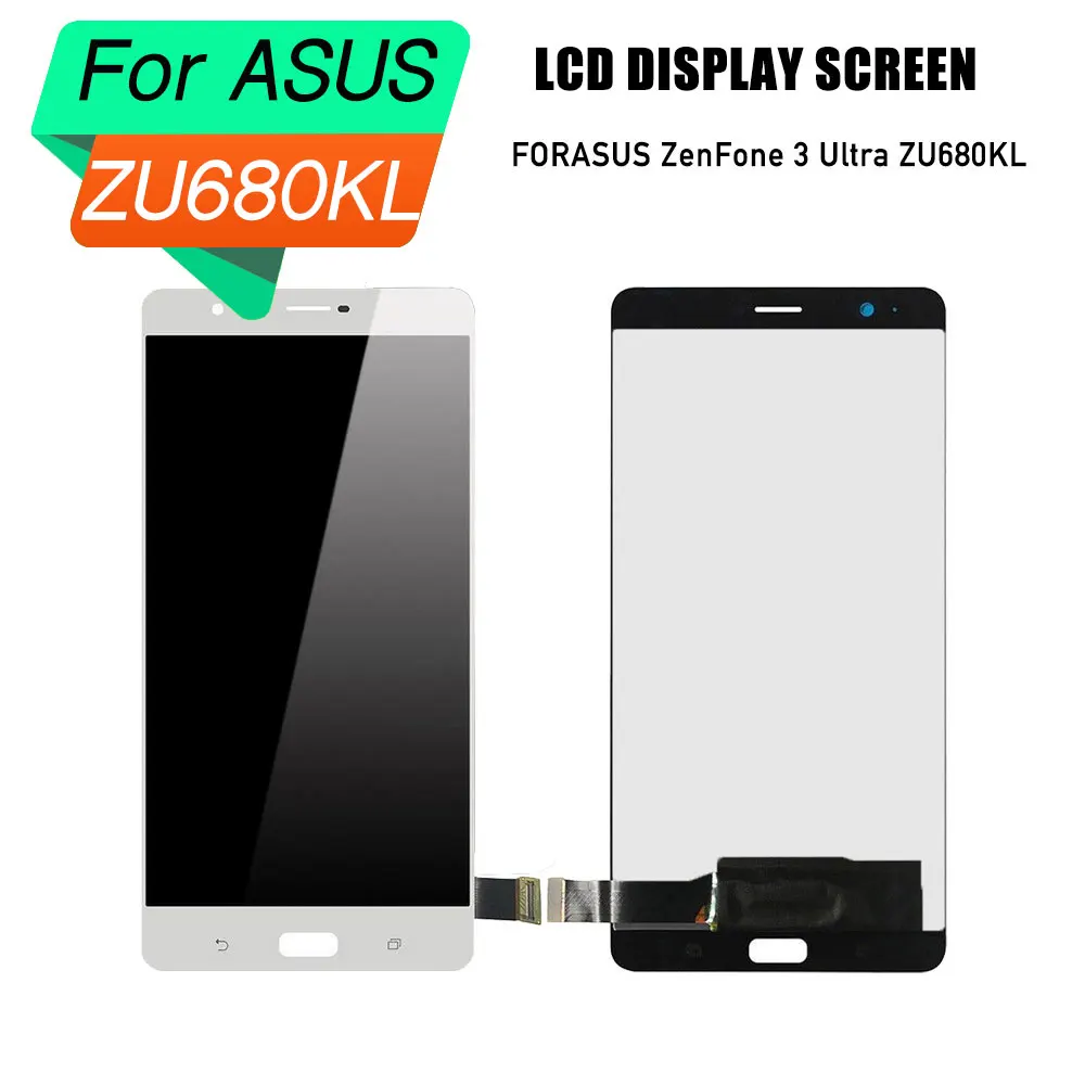 

LCD screen for ASUS ZenFone 3 Ultra ZU680KL lcd display digitizer screen frame assembly for ZU680KL lcd display frame