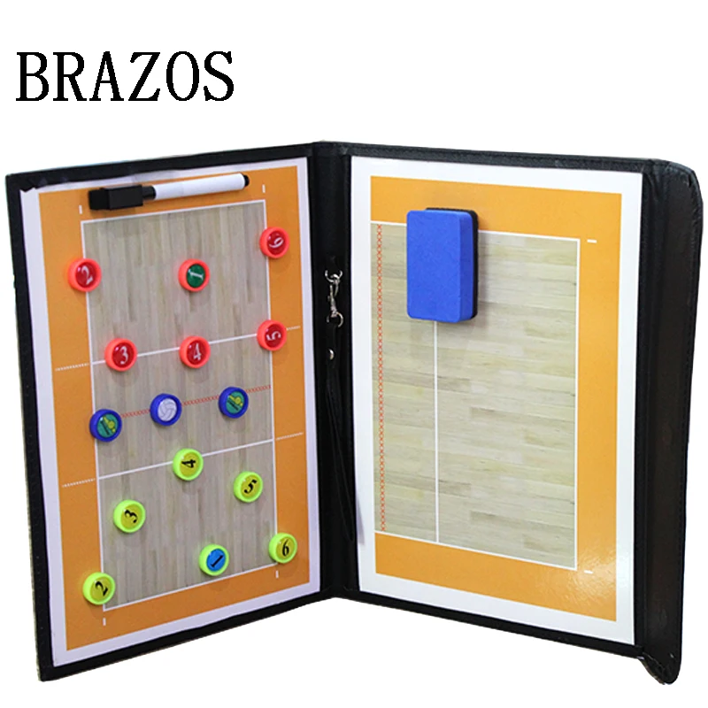 Magnetic Volleyball Tactical Board Volleyball Coaching Tactic Board Portable Handball Training Coaching Tactics Game Voleibol