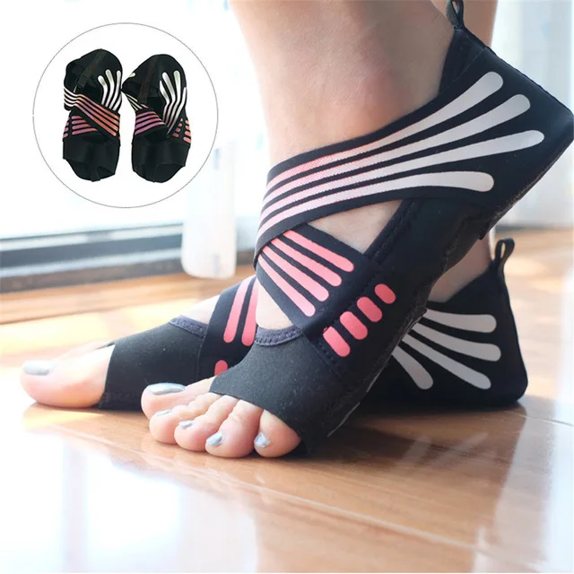 Yoga Socks Insoles Ballet Non-slip Sport Pilates Socks  (5)