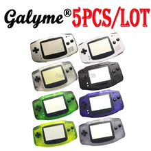 5 шт./партия,, черный пластиковый корпус с кнопками, 8 цветов на выбор для GameboyAdvance, чехол для мальчика