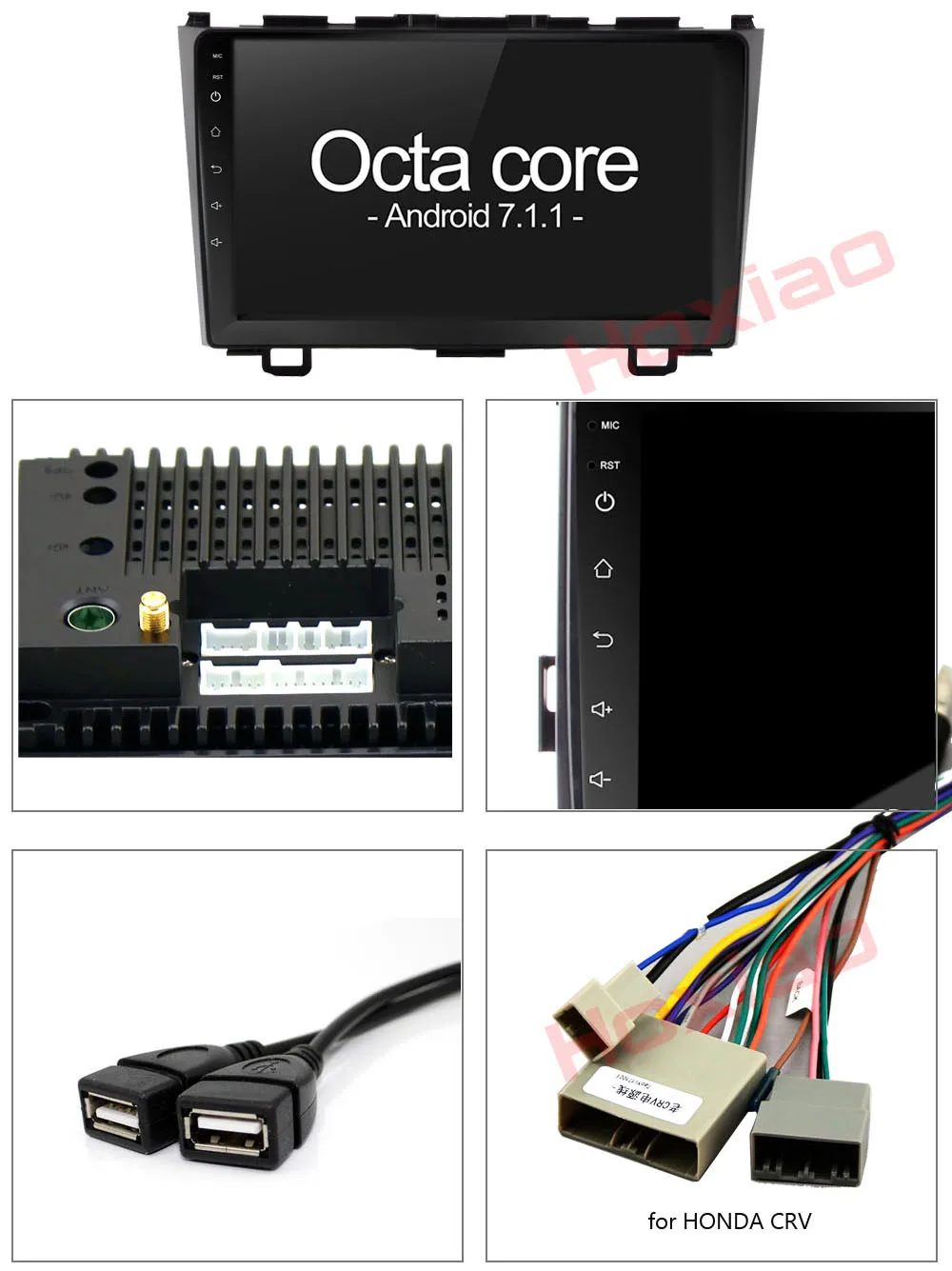Clearance 2+32 Android Car dvd Video player For Honda CRV 2006-2011 Octa Core 9 inch 2 Din Car DVD Radio GPS Navigation 5