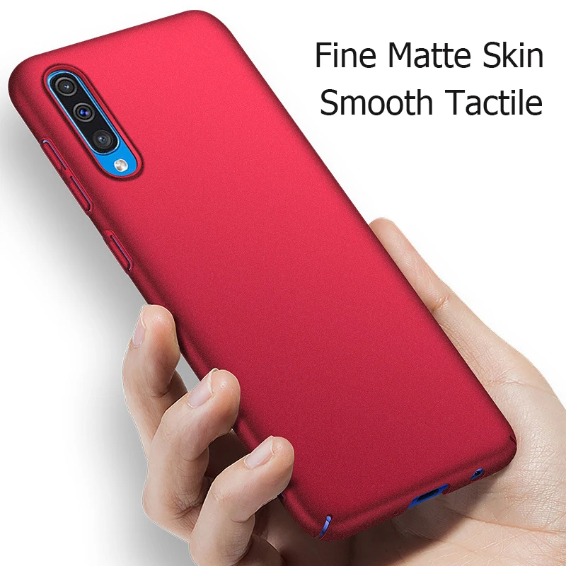 Чехол MAKAVO для Samsung Galaxy A50 тонкий матовый жесткий чехол из поликарбоната A10 A30 чехлы