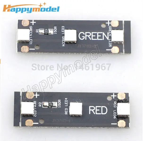 

4pcs LED red/green Light Strip Bright Light LED Board 3S for QAV250 H250 Multicopter Quadcopter DJI Phantom