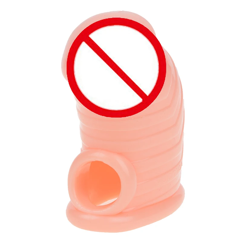 Reuse Condom Penis Time Delay Intimate Goods Enlargement Lasting Dildo Condoms Penis Sleeve For Adult Cock Rings Strapon For Men